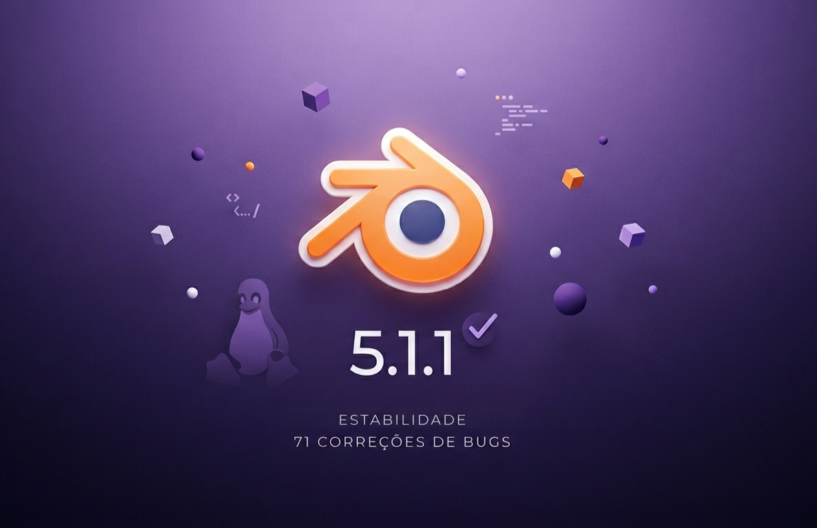 Atualizações do Blender 5.1.