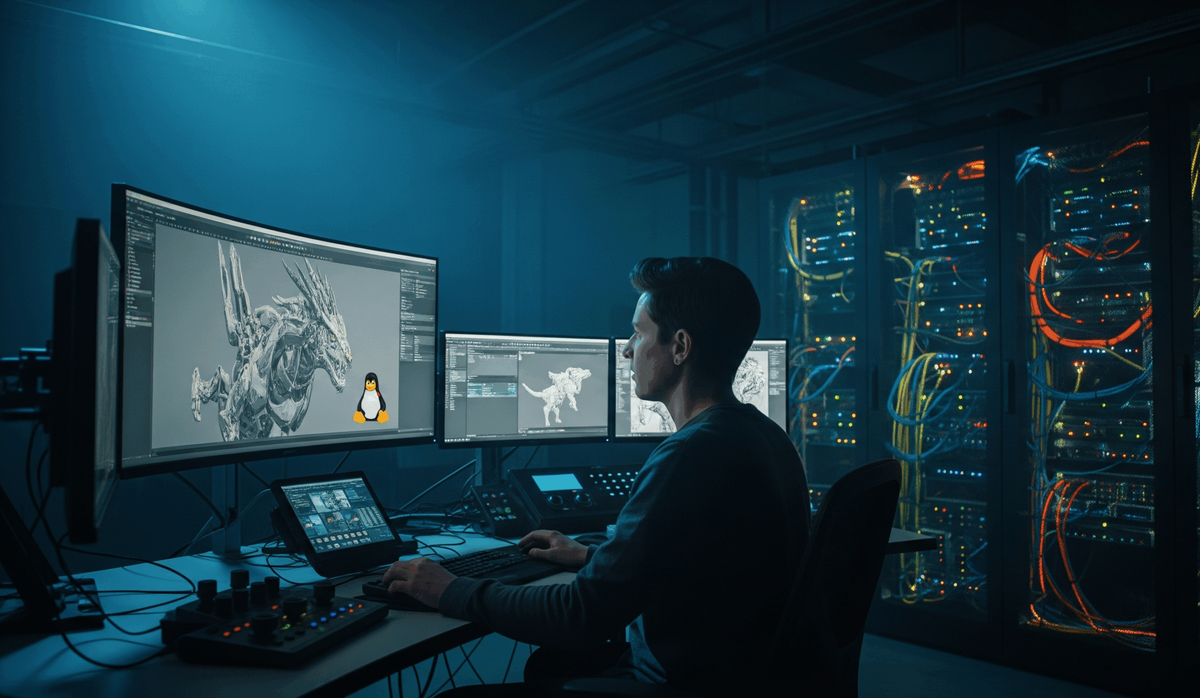 Como os gigantes de Hollywood usam Linux na produção cinematográfica