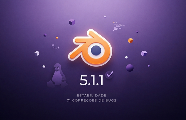Atualizações do Blender 5.1.
