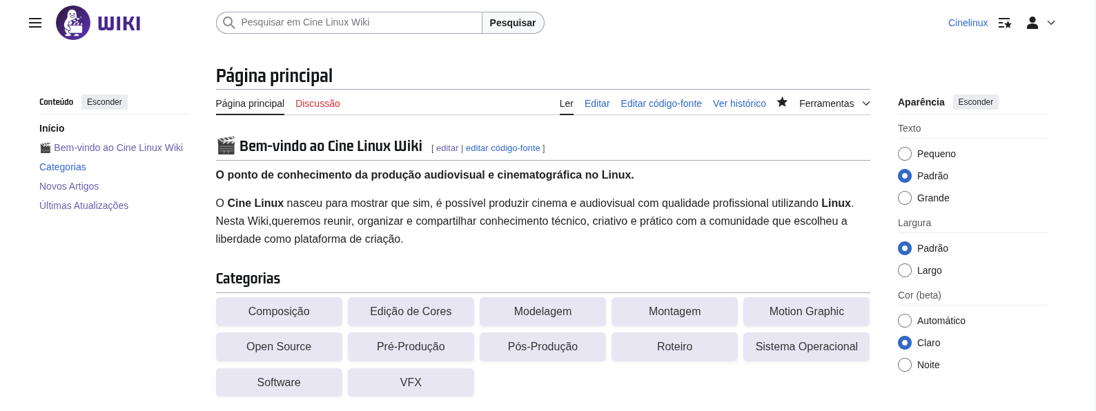 Cine Linux Wiki: a central de conhecimento para produção audiovisual no Linux