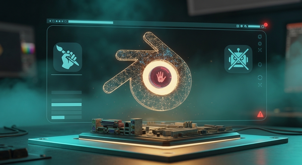 Blender recua e transforma verba da Anthropic em doação única
